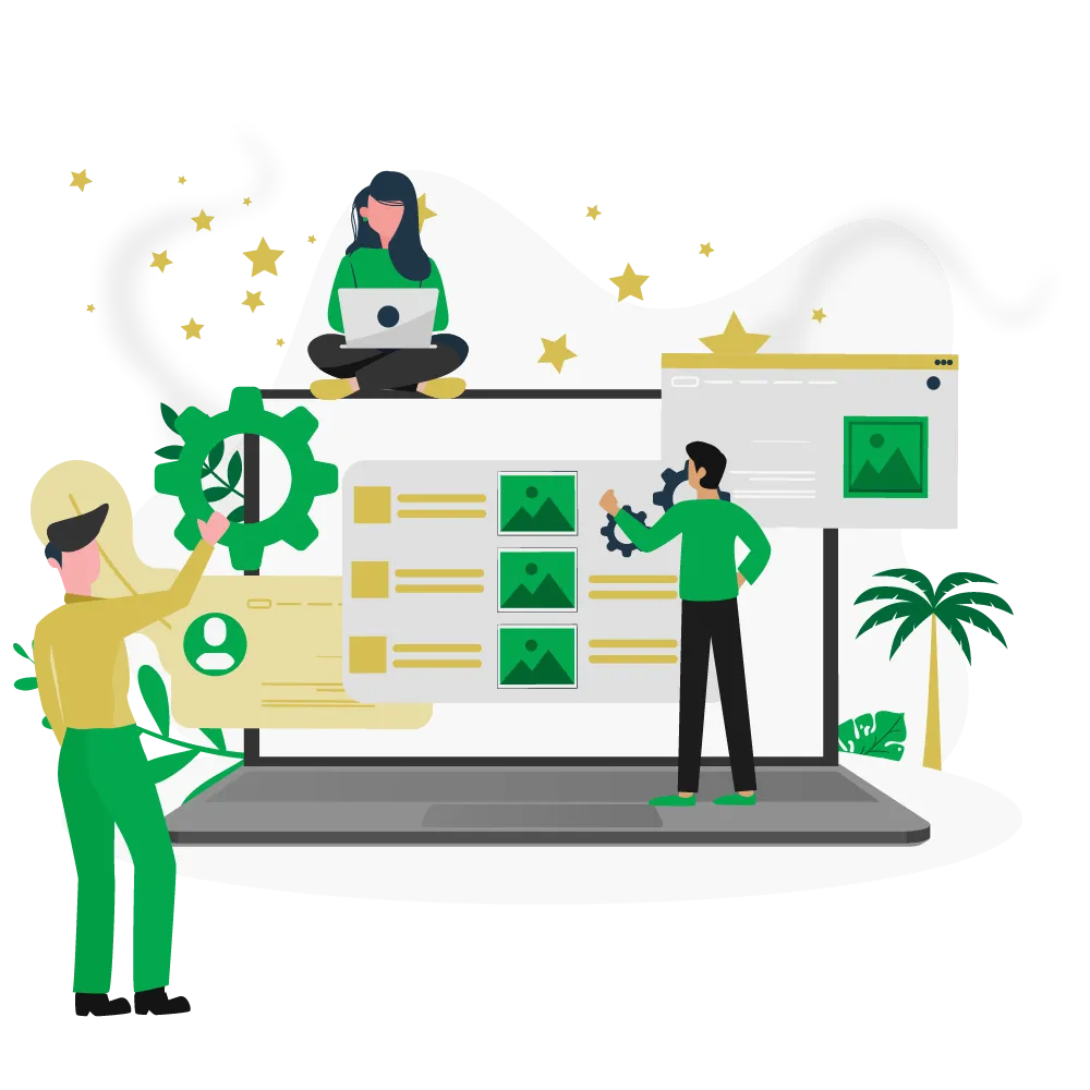 ReachCrowds website design visual
